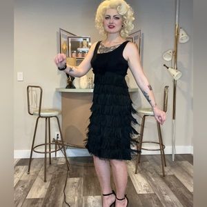 Vintage 1960s Fringe Dress
